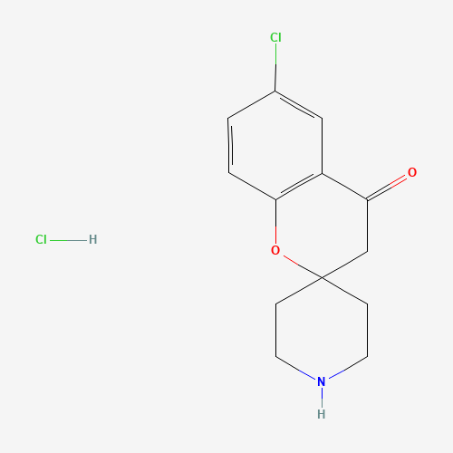 300552-38-9 SPIRO[2H-1-BENZOPYRAN-2,4'-PIPERIDIN]-4(3H)-ONE,6-CHLORO-,HYDROCHLORIDE chemical structure