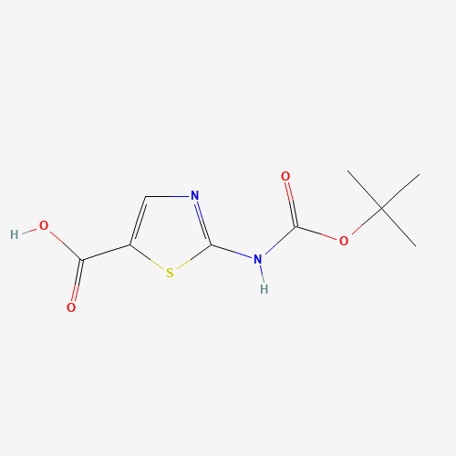 302964-02-9 2-N-BOC-AMINO-THIAZOLE-5-CARBOXYLIC ACID chemical structure