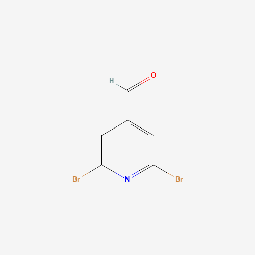 316800-46-1 2,6-DIBROMOPYRIDINE-4-CARBOXALDEHYDE chemical structure