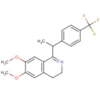 324076-69-9 1-(4-(TRIFLUOROMETHYL)PHENETHYL)-6,7-DIMETHOXY-3,4-DIHYDROISOQUINOLINE chemical structure