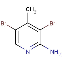 3430-29-3 2-Amino-3,5-dibromo-4-methylpyridine chemical structure