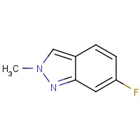 348-39-0 2H-INDAZOLE,6-FLUORO-2-METHYL- chemical structure