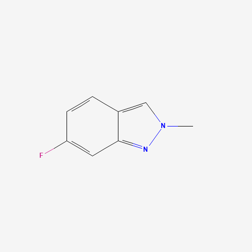 348-39-0 2H-INDAZOLE,6-FLUORO-2-METHYL- chemical structure