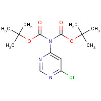 354112-08-6 N,N-DIBOC-4-AMINO-6-CHLOROPYRIMIDINE chemical structure