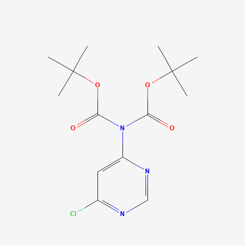 354112-08-6 N,N-DIBOC-4-AMINO-6-CHLOROPYRIMIDINE chemical structure