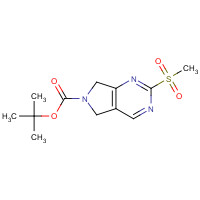 365996-87-8 tert-butyl 2-(methylsulfonyl)-5H-pyrrolo[3,4-d]pyrimidine-6(7H)-carboxylate chemical structure