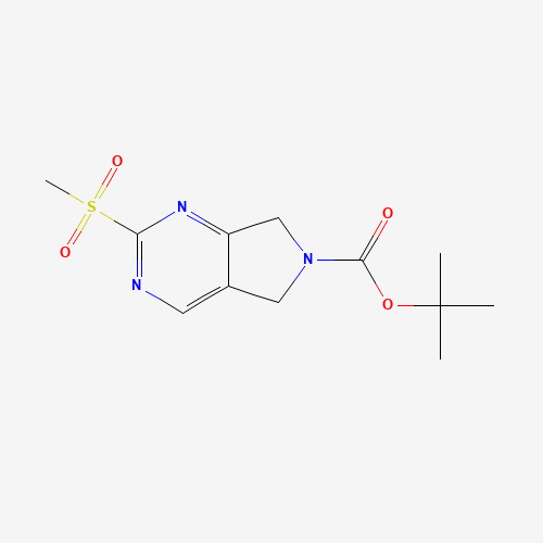 365996-87-8 tert-butyl 2-(methylsulfonyl)-5H-pyrrolo[3,4-d]pyrimidine-6(7H)-carboxylate chemical structure