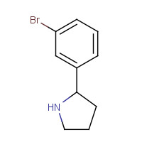 383127-79-5 2-(3-BROMO-PHENYL)-PYRROLIDINE chemical structure