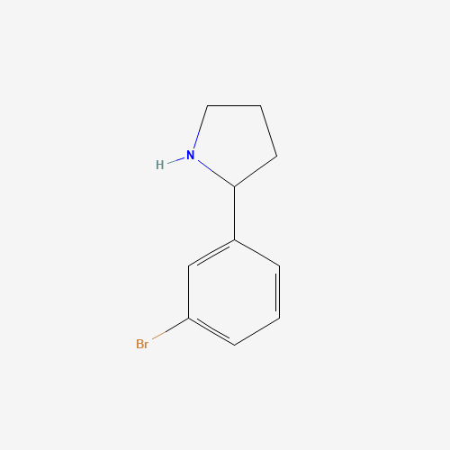 383127-79-5 2-(3-BROMO-PHENYL)-PYRROLIDINE chemical structure