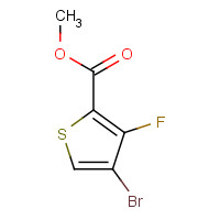 395664-56-9 2-Thiophenecarboxylic acid,4-bromo-3-fluoro-,methyl ester chemical structure