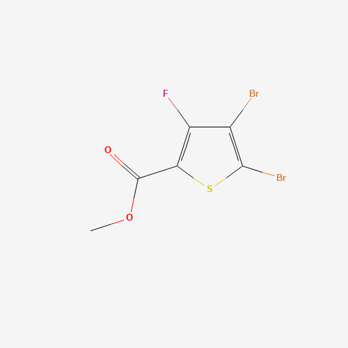 395664-58-1 2-Thiophenecarboxylic acid,4,5-dibromo-3-fluoro-,methyl ester chemical structure