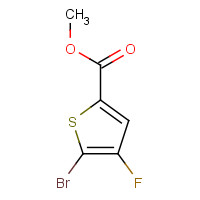 395664-59-2 2-Thiophenecarboxylic acid,5-bromo-4-fluoro-,methyl ester chemical structure