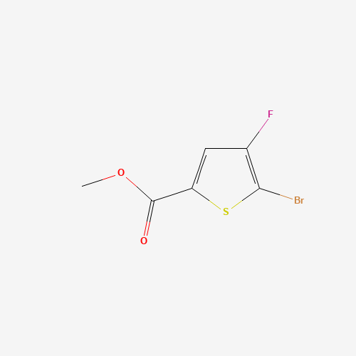 395664-59-2 2-Thiophenecarboxylic acid,5-bromo-4-fluoro-,methyl ester chemical structure