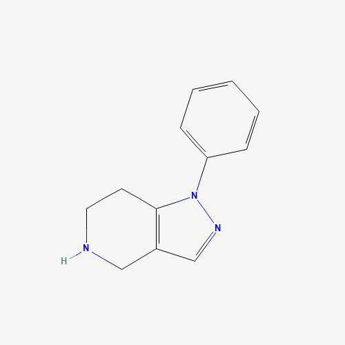 396133-34-9 4,5,6,7-tetrahydro-1-phenyl-1H-pyrazolo[4,3-c]pyridine chemical structure