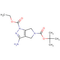 398495-65-3 1-ETHYLOXYCARBONYL-5-BOC-3-AMINO-4,6-DIHYDRO-PYRROLO[3,4-C]PYRAZOLE chemical structure