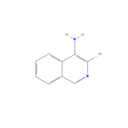 40073-37-8 4-Isoquinolinamine,3-bromo-(9CI) chemical structure