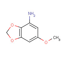 401811-81-2 1,3-Benzodioxol-4-amine,6-methoxy-(9CI) chemical structure