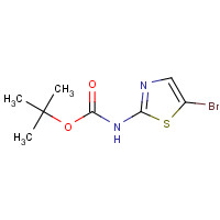 405939-39-1 N-BOC-2-AMINO-5-BROMOTHIAZOLE chemical structure
