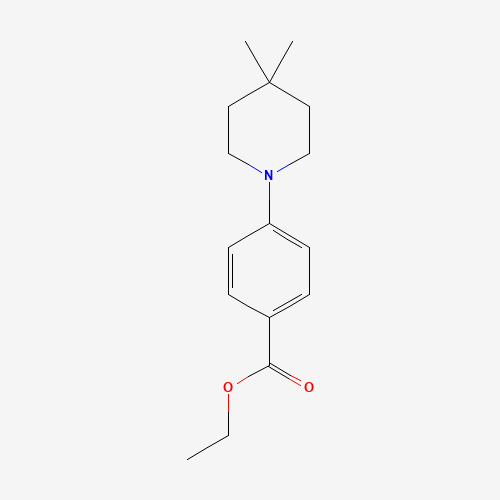 406233-25-8 4-(4,4-DIMETHYL-PIPERIDIN-1-YL)-BENZOIC ACID ETHYL ESTER chemical structure