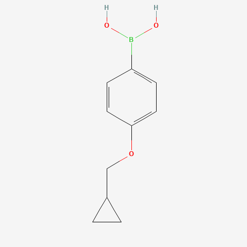 411229-67-9 4-(CYCLOPROPYLMETHOXY)BENZENEBORONIC ACID chemical structure