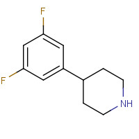 412310-88-4 4-(3,5-Difluoro-phenyl)-piperidine chemical structure