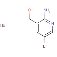 443956-55-6 (2-AMINO-5-BROMOPYRIDIN-3-YL)METHANOL HYDROBROMIDE chemical structure