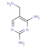 4458-18-8 2,4-DIAMINO-5-AMINOMETHYL-PYRIMIDINE chemical structure