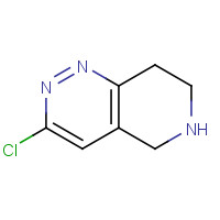 45882-63-1 3-chloro-5,6,7,8-tetrahydropyrido[4,3-c]pyridazine chemical structure