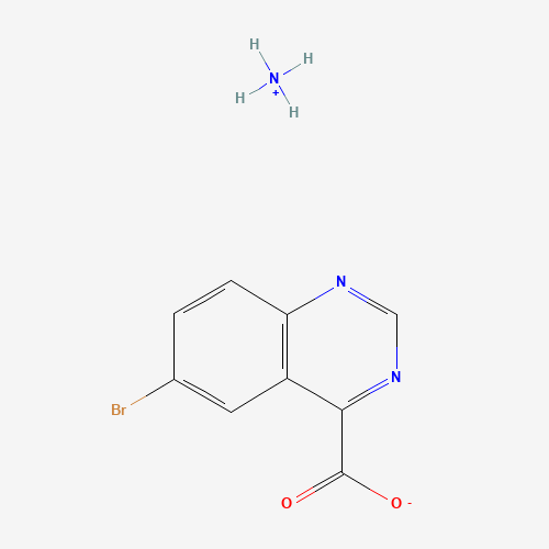 474710-80-0 4-Quinazolinecarboxylic acid,6-bromo-,ammonium salt chemical structure