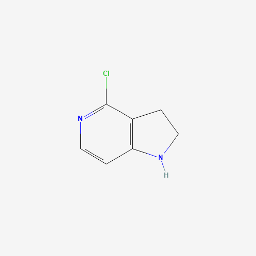 494767-29-2 4-chloro-2,3-dihydro-1H-pyrrolo[3,2-c]pyridine chemical structure