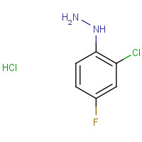 497959-29-2 2-Chloro-4-fluorophenylhydrazine hydrochloride chemical structure