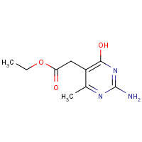 499209-19-7 Ethyl (2-amino-4-hydroxy-6-methyl-5-pyrimidinyl)acetate chemical structure