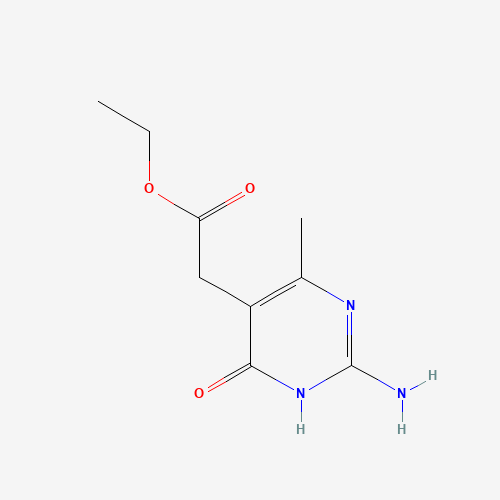 499209-19-7 Ethyl (2-amino-4-hydroxy-6-methyl-5-pyrimidinyl)acetate chemical structure