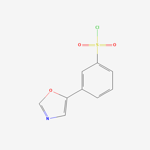 499770-75-1 3-(1,3-OXAZOL-5-YL)BENZENESULFONYL CHLORIDE chemical structure