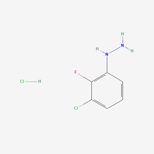517920-75-1 3-CHLORO-2-FLUOROPHENYLHYDRAZINE HYDROCHLORIDE chemical structure