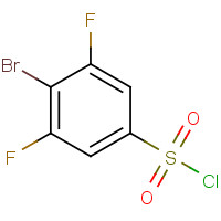518057-63-1 4-BROMO-3,5-DIFLUOROBENZENESULPHONYL CHLORIDE chemical structure