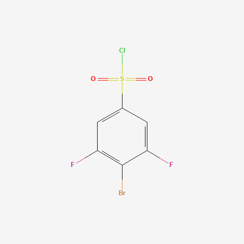 518057-63-1 4-BROMO-3,5-DIFLUOROBENZENESULPHONYL CHLORIDE chemical structure