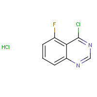 524955-72-4 4-chloro-5-fluoroquinazoline hydrochloride chemical structure