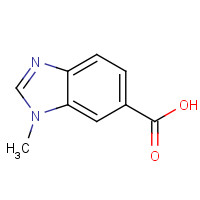 53484-18-7 1H-Benzimidazole-6-carboxylicacid,1-methyl-(9CI) chemical structure