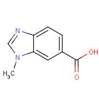 53484-18-7 1H-Benzimidazole-6-carboxylicacid,1-methyl-(9CI) chemical structure