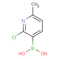 536693-95-5 2-CHLORO-6-METHYLPYRIDINE-3-BORONIC ACID chemical structure