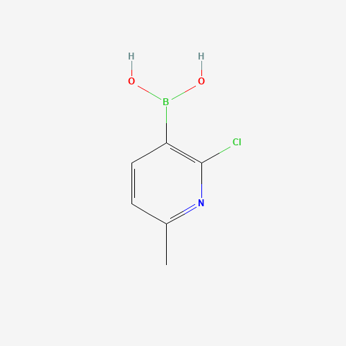 536693-95-5 2-CHLORO-6-METHYLPYRIDINE-3-BORONIC ACID chemical structure