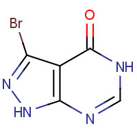 54738-73-7 3-BROMO-1H-PYRAZOLO[3,4-D]PYRIMIDIN-4-OL chemical structure