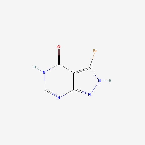 54738-73-7 3-BROMO-1H-PYRAZOLO[3,4-D]PYRIMIDIN-4-OL chemical structure