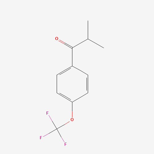 56425-84-4 2-Methyl-1[4-(trifluoromethoxy)phenyl] propan-1-one chemical structure