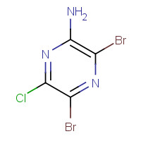 566205-01-4 3,5-DIBROMO-6-CHLOROPYRAZIN-2-AMINE chemical structure