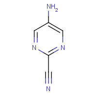 56621-93-3 2-Pyrimidinecarbonitrile,5-amino-(9CI) chemical structure