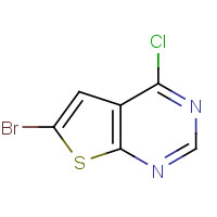 56844-12-3 6-BROMO-4-CHLOROTHIENO[2,3-D]PYRIMIDINE chemical structure