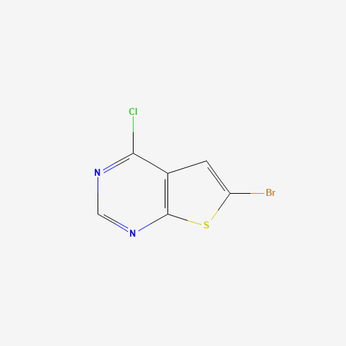 56844-12-3 6-BROMO-4-CHLOROTHIENO[2,3-D]PYRIMIDINE chemical structure