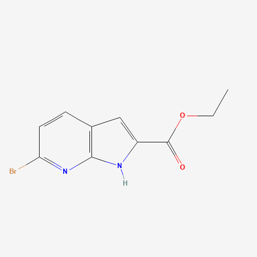 577711-94-5 ethyl 6-bromo-1H-pyrrolo[2,3-b]pyridine-2-carboxylate chemical structure